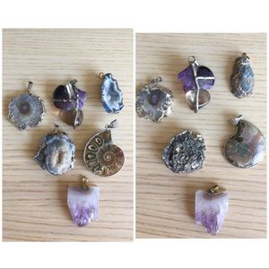 Jewelry pendant crystal BOGO amethyst druzy geode